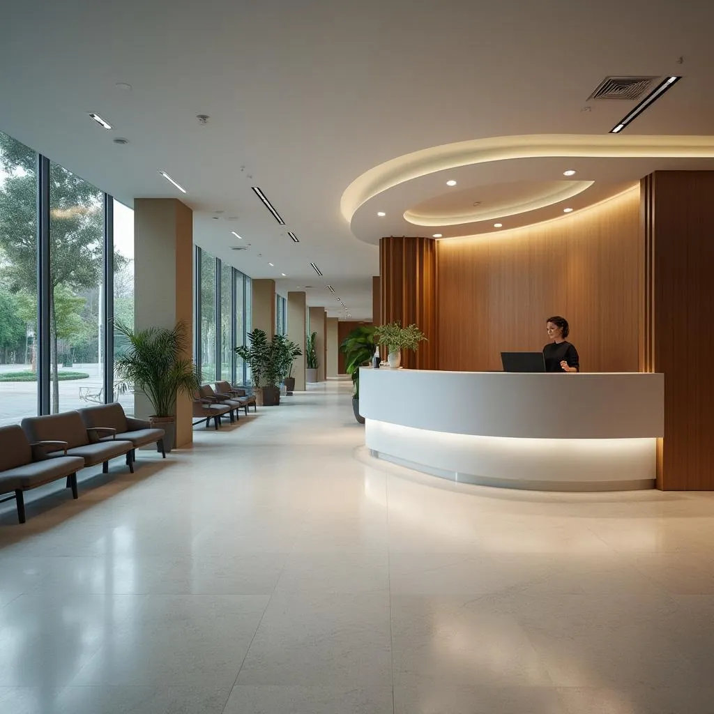 Recepción principal de IMAC Holdings